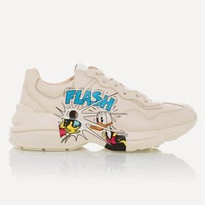 Gucci x Disney Rython “Donald Duck Flash” Sneakers - Size 36